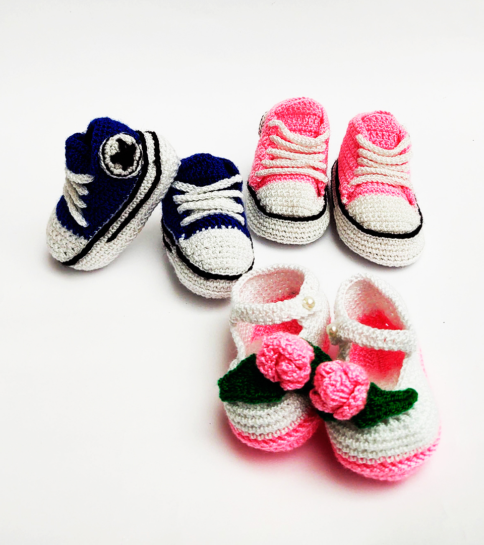 Calzado tejido para bebés